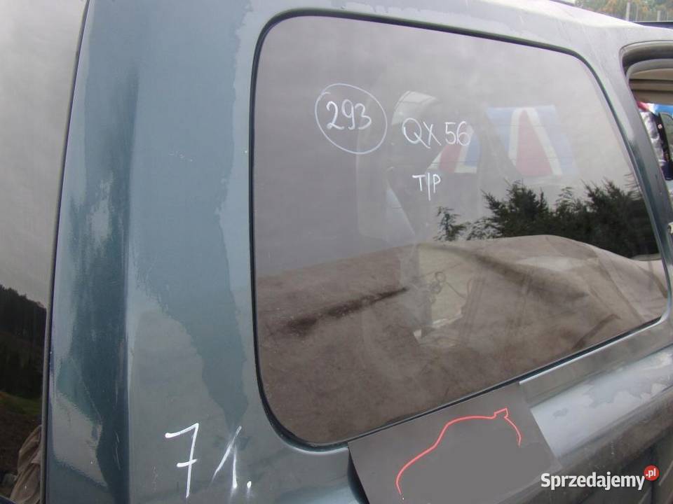 INFINITI QX56 SZYBA KAROSERYJNA UCHYLNA TYŁ LEWA Motoryzacja wielkopolskie Nowy Tomyśl sprzedam