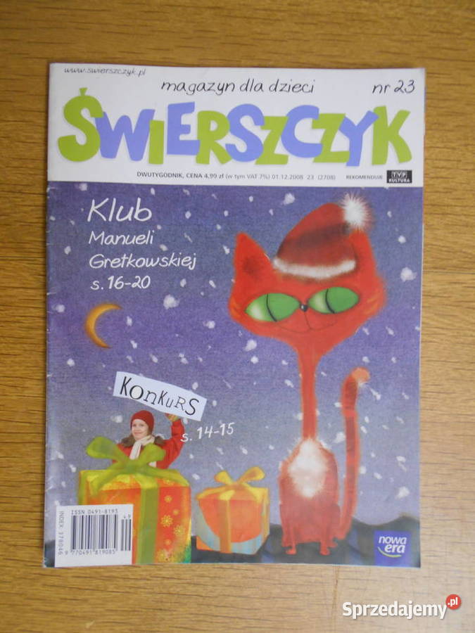 Świerszczyk 23 2708 2008 dwutygodnik Czasopisma