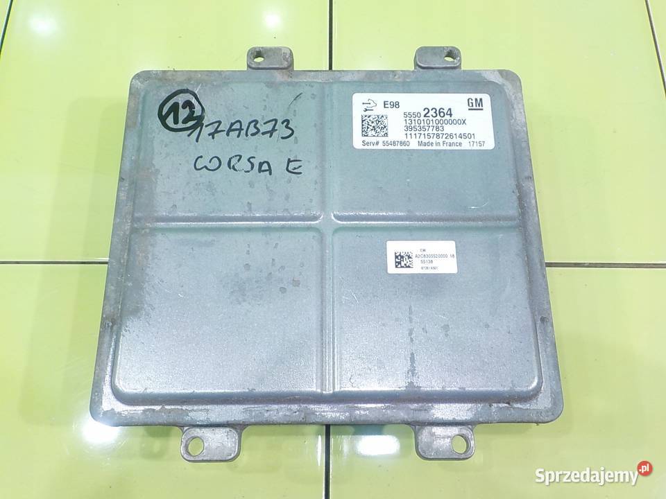CORSA E 13 CDTI 17r sterownik komputer silnika Suków