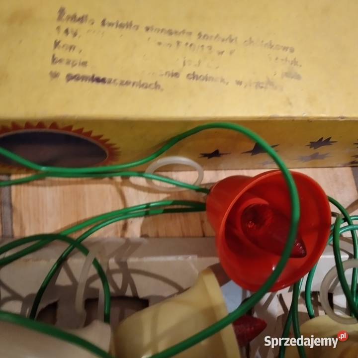 lampki choinkowe PRL Bukowno