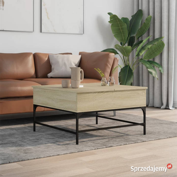 Stolik kawowy dąb sonoma 80x80x45 WM845402 Warszawa