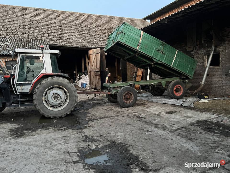 Przyczepa 8t niemiecka z wywrotem trójstronnym wywrotki Wysoka