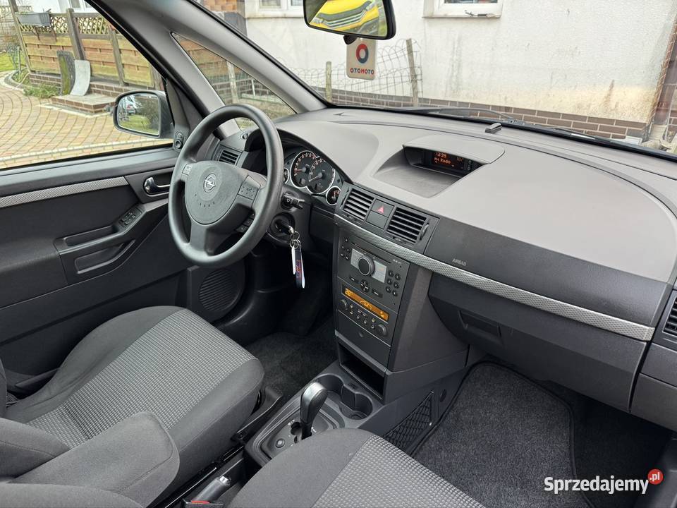 Opel Meriva 2009 AUTOMAT 16 Benzyna welurowa tapicerka Drezdenko