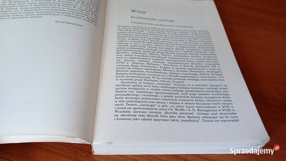 Ontologia antologia tekstów filozoficznych red tradycyjny podręcznik Podręczniki