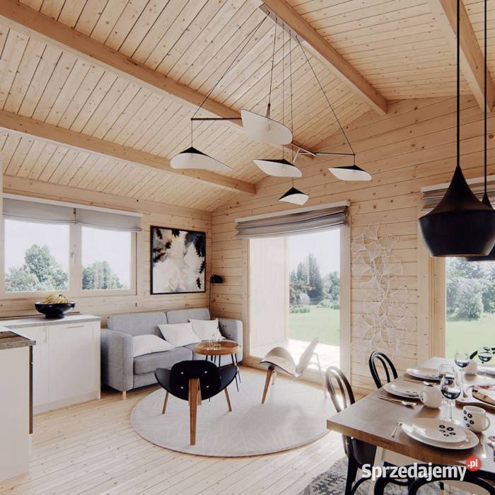 DREWNIANY DOMEK LETNISKOWY HAWANA 336 11 M2 warmińsko-mazurskie Mrągowo sprzedam