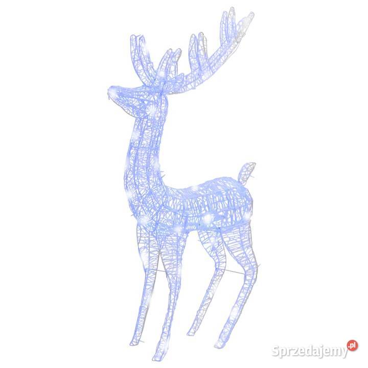 Świąteczny renifer akryl 250 LED 180 Warszawa sprzedam