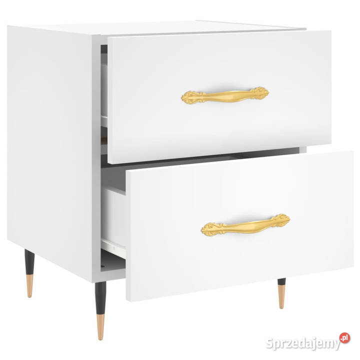 Szafka nocna biała 40x35x475 materiał Warszawa