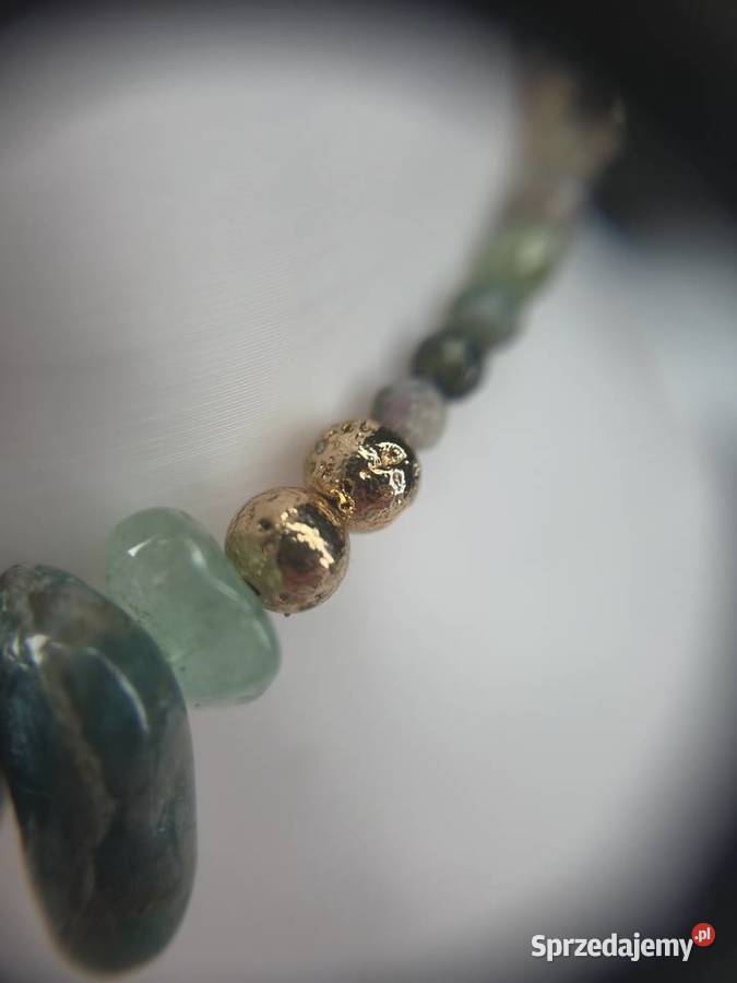 Bransoletka złota pistacja Rybnik