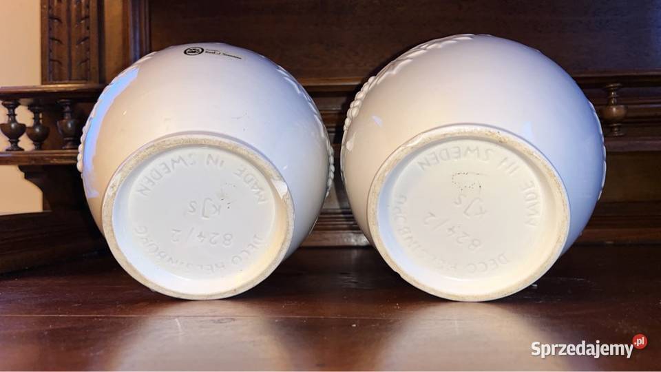 2 osłonki na doniczki Sygnowane Reliefy to