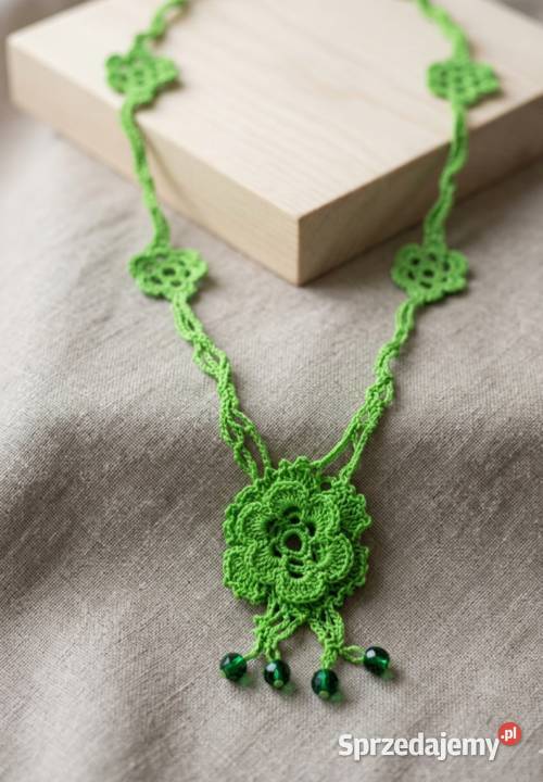 Szydełko bizuterią naszyjnik Sochaczew