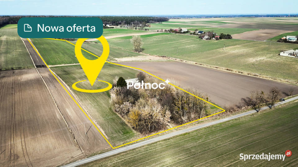Działka rolnosiedliskowa w Szpikołosach 524 ha Nieruchomości Szpikołosy sprzedam