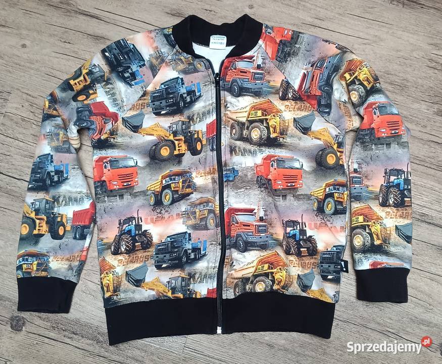 Bluza chłopięca Maszyny budowlane ciężarówki Zbylitowska Góra
