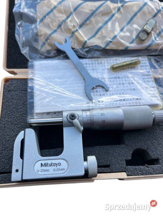 Mikrometr o wymiennym kowadełku 025mm 117101 Narzędzia Tuliszków
