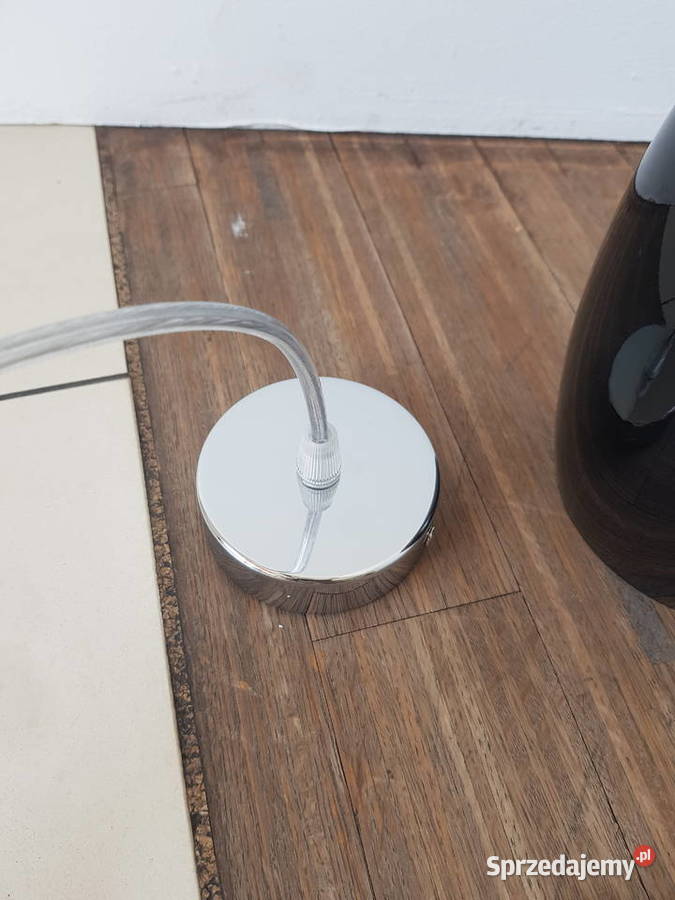 Lampa wisząca CZARNA JAJKO klosz MURANO GLASS Lampy wiszące Warszawa