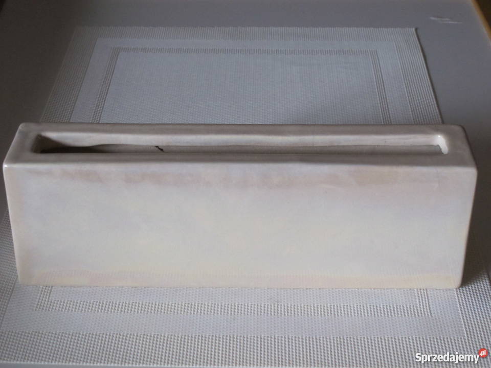 Wazon pojemnik porcelanowy beżowy małopolskie Olkusz sprzedam