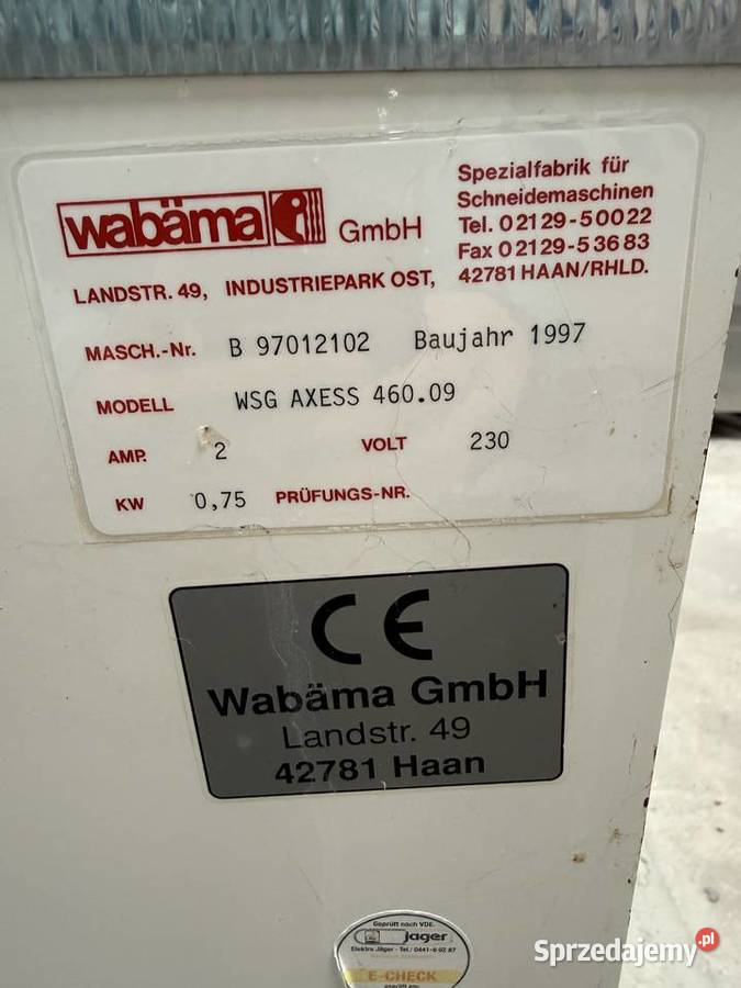 Krajalnica do chleba WABAMA Pozostałe Skierniewice