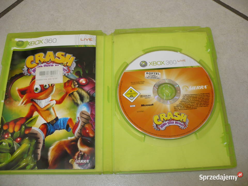 Gra Crash Mind Over Mutantna Xbox 360 Gry na konsole Jelenia Góra