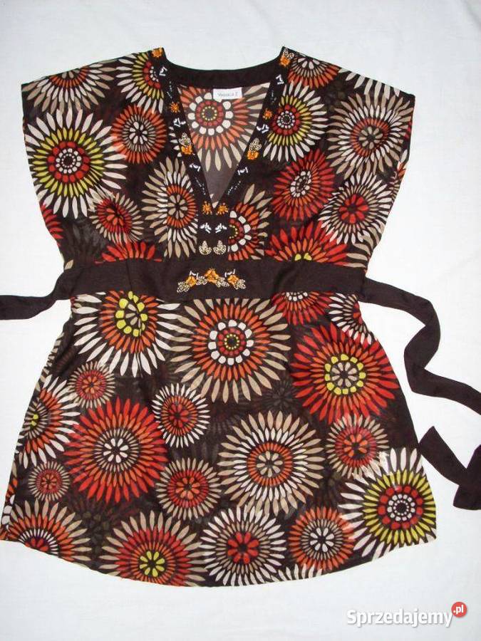 Yessica Elegancka Tunika Koraliki Haft J Nowa 48 Nowy Sącz sprzedam