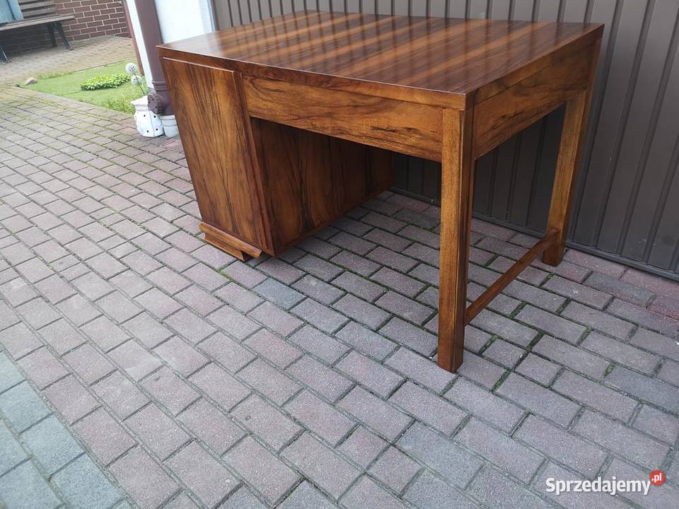 Biurko ARTDECO Orzech Unikatowe Stare Antyk Meble Swarzędz