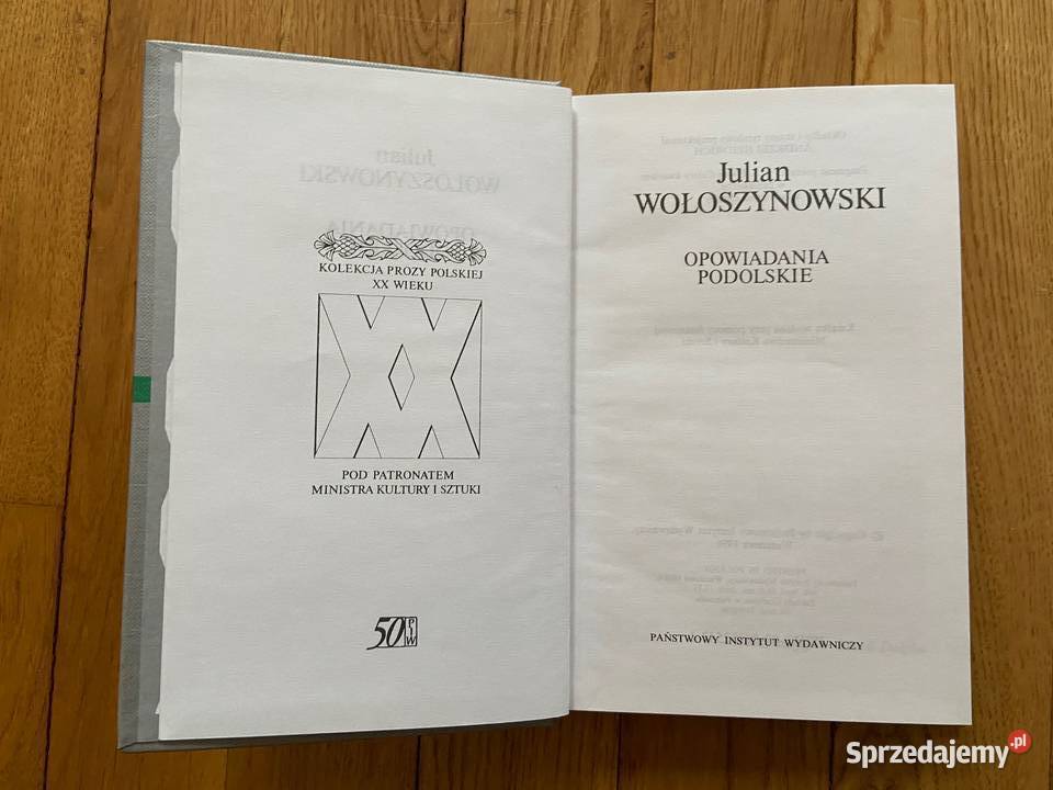 Julian Wołoszynowski Opowiadania podolskie Proza i poezja Katowice sprzedam