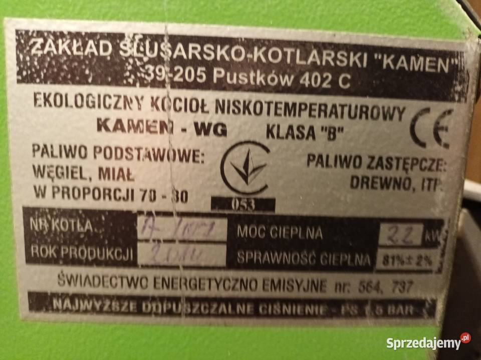Kocioł Kamen 22kW Mysłowice
