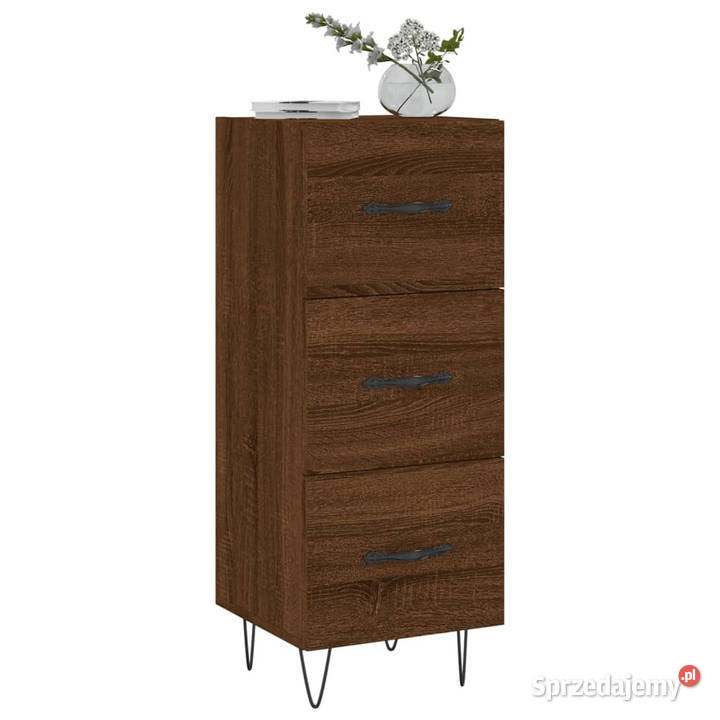 Szafka brązowy dąb 345x34x90 materiał