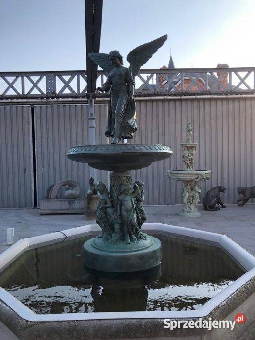 Rzeźba z brązu Anioł replika z Central Parku Szczecin sprzedam