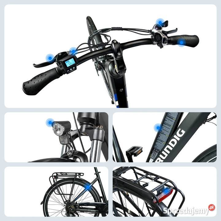 Rower elektryczny trekking Grundig ETB2800 28 Poznań