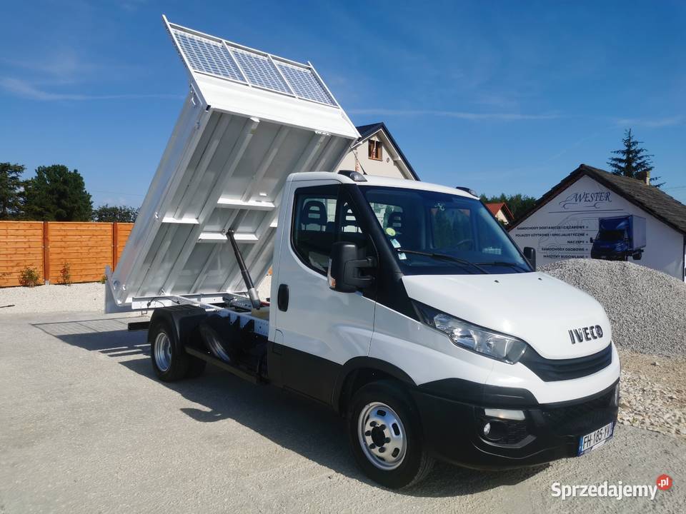 Iveco Daily 35C15 kiper Hak klima 30150 bliźniak 3000cm3 Samochody dostawcze Książ Wielki