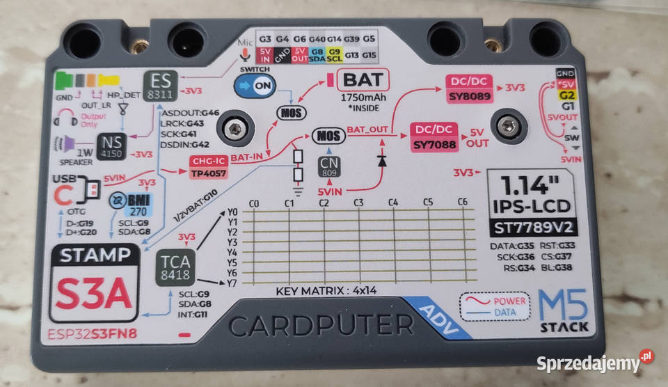 Cardputer Adv M5StackProgramowalny Kieszonkowy Malbork sprzedam