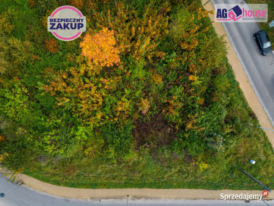 Działka Straszyn 1261 metrów szambo Sprzedaż