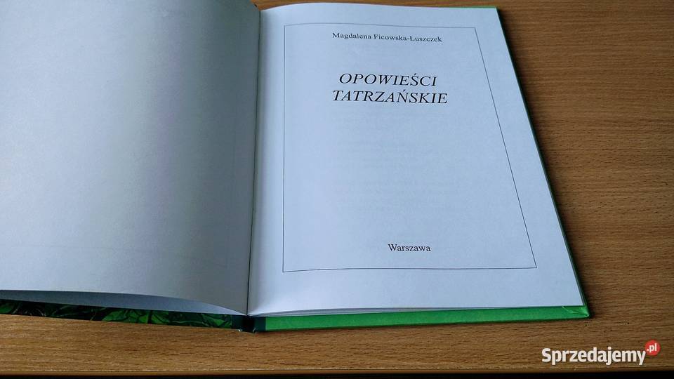 Opowieści tatrzańskie Magdalena FicowskaŁuszczek ISBN 8388185179 pomorskie