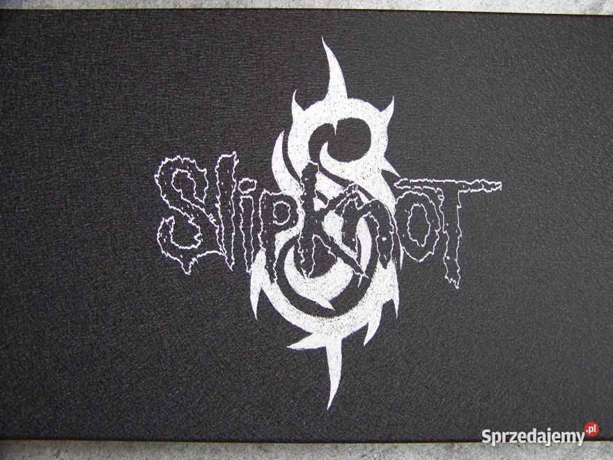 Slipknot Logo ręcznie grawerowane na blasze Sandomierz sprzedam