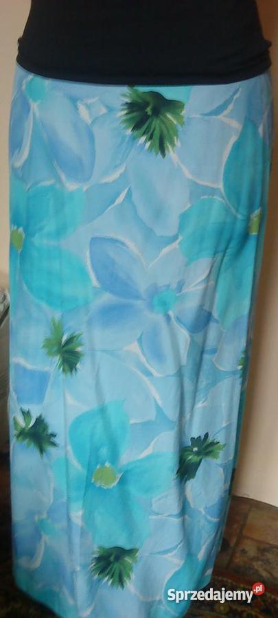 Kolorowa zwiewna spódnica długa Urokliwa i baard Jelenia Góra