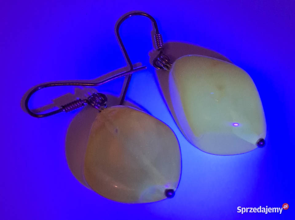 Kolczyki z BURSZTYNU bursztyn bałtycki bryłki Warszawa sprzedam