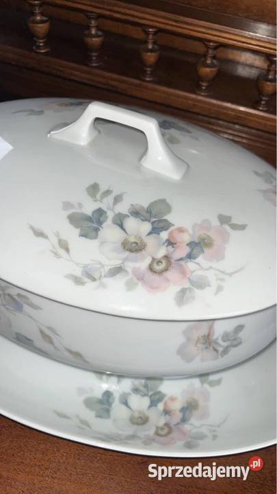 Waza Rosenthal z tacą Syg Thomas Bavaria Lata Gdańsk