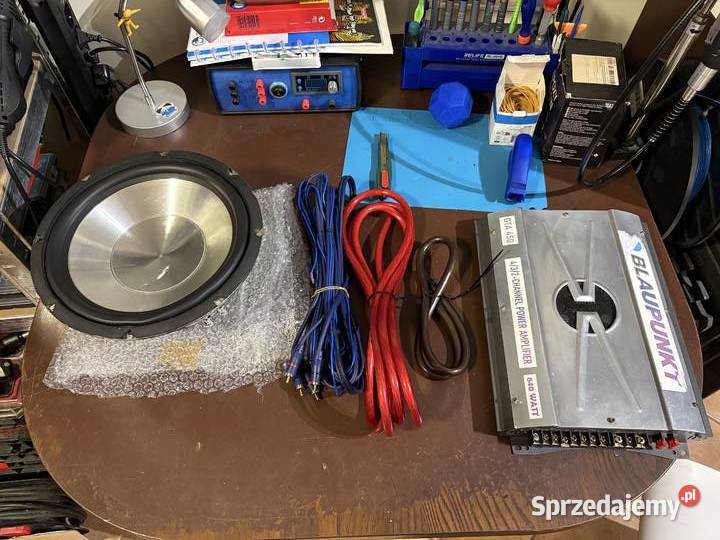 Zestaw car audio Blaupunkt GTA 450 subwoofer 25 sprzedam