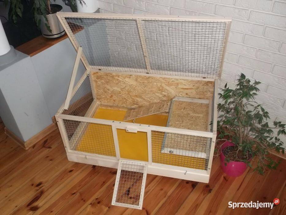 Klatka drewniana zagroda królika świnki morskiej Myszków sprzedam