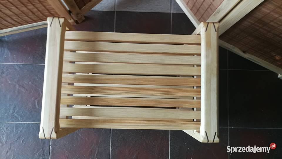 Ława drewniana stolik kawowy ławakostka stolik drewno