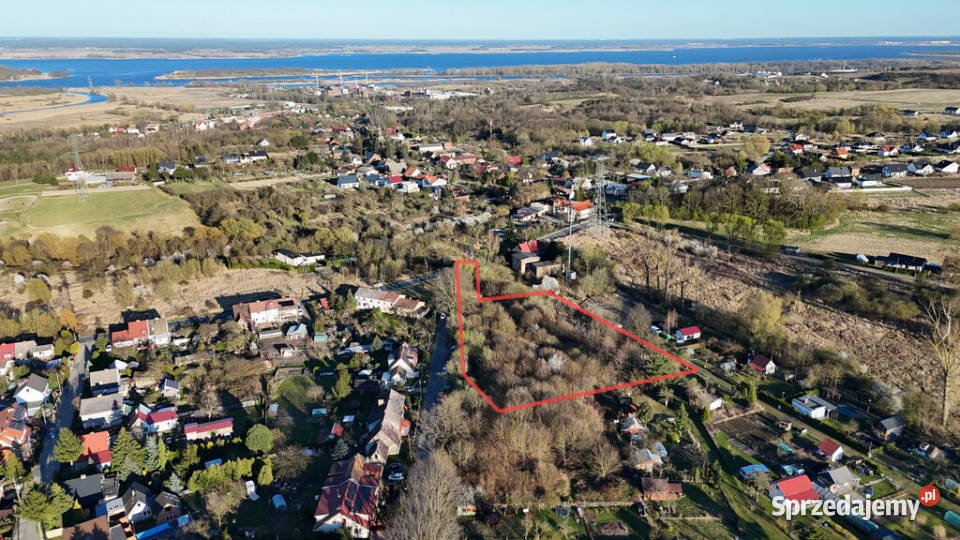 Działka inwestycyjna Skolwin Szczecin asfalt Sprzedaż zachodniopomorskie