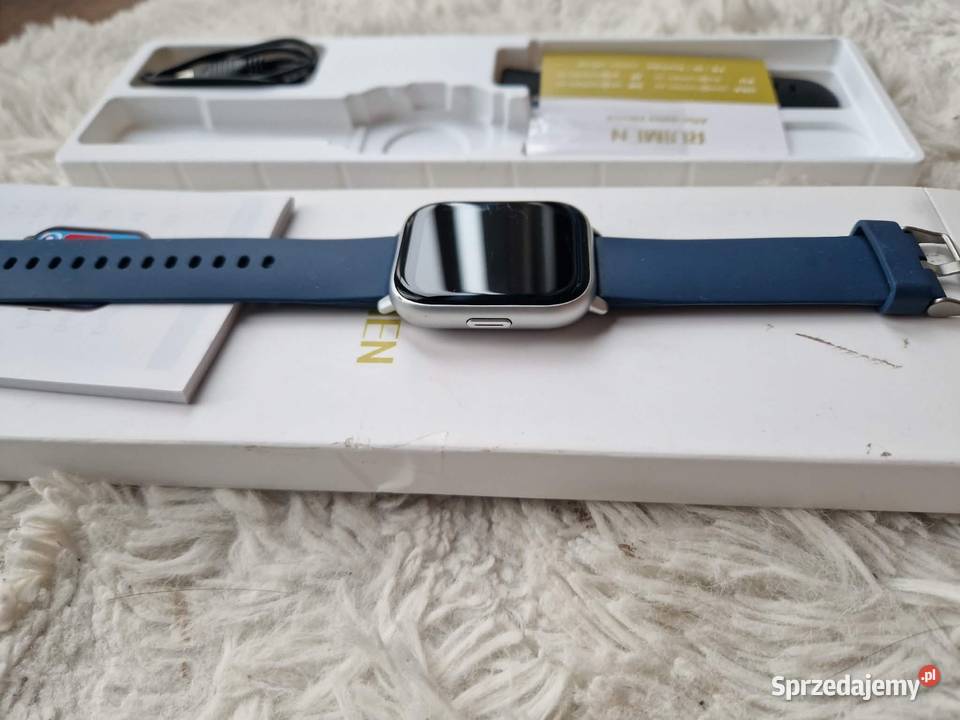 Smartwatch w kolorze granatowym piekny kolor Mórkowo
