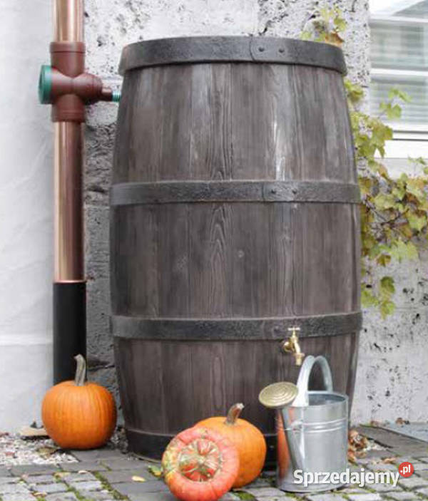 ZBIORNIKI NA WODĘ DESZCZOWĄ DEKORACYJNY BECZKA dolnośląskie Wrocław sprzedam