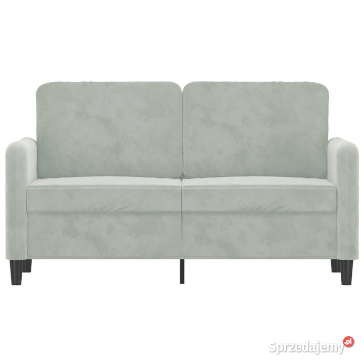 Sofa 2osobowa jasnoszara 120 tapicerowana Sofy i kanapy Warszawa