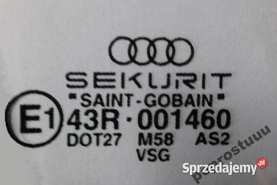 AUDI A8 D2 SZYBA BOCZNA PODWOJNA DRZWI PRZOD Przemęt