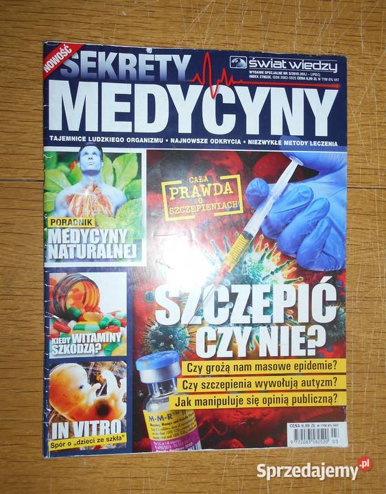 Sekrety medycyny wydanie specjalne 32015 lubelskie Parczew sprzedam