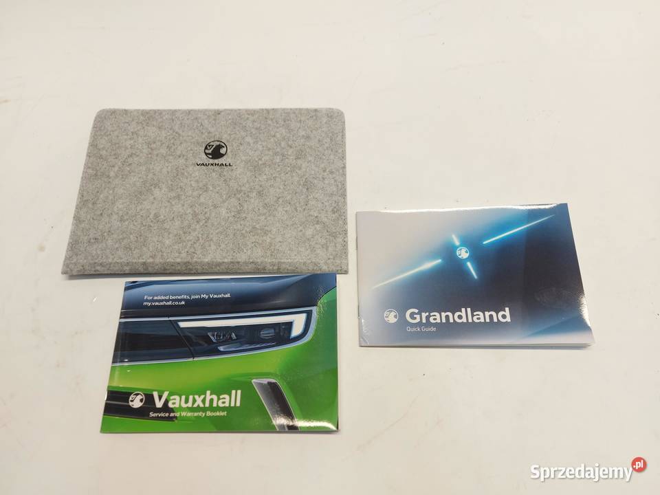 OPEL Grandland II Książki serwisowe osobowe Pozostałe