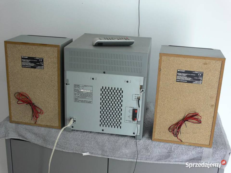 Wieża Sharp kol pil sprawna WYSYŁKA Jasło