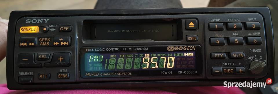 Radio magnetofon samochodowy Sony XRC5080R Tyczyn
