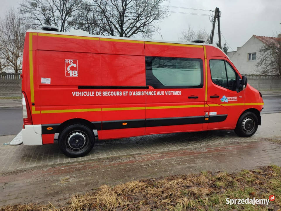 Renault Master Karetka ambulans pogotowie czerwony Pleszew