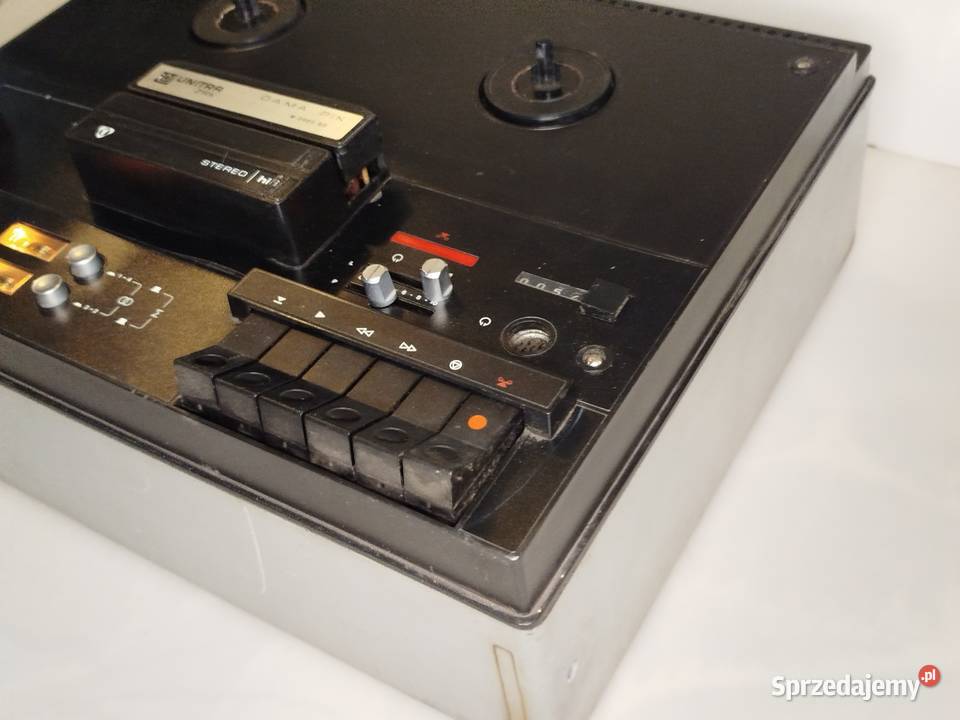 Retro magnetofon szpulowy Unitra Dama Pik Zgierz
